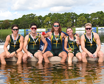 Men's coxed four